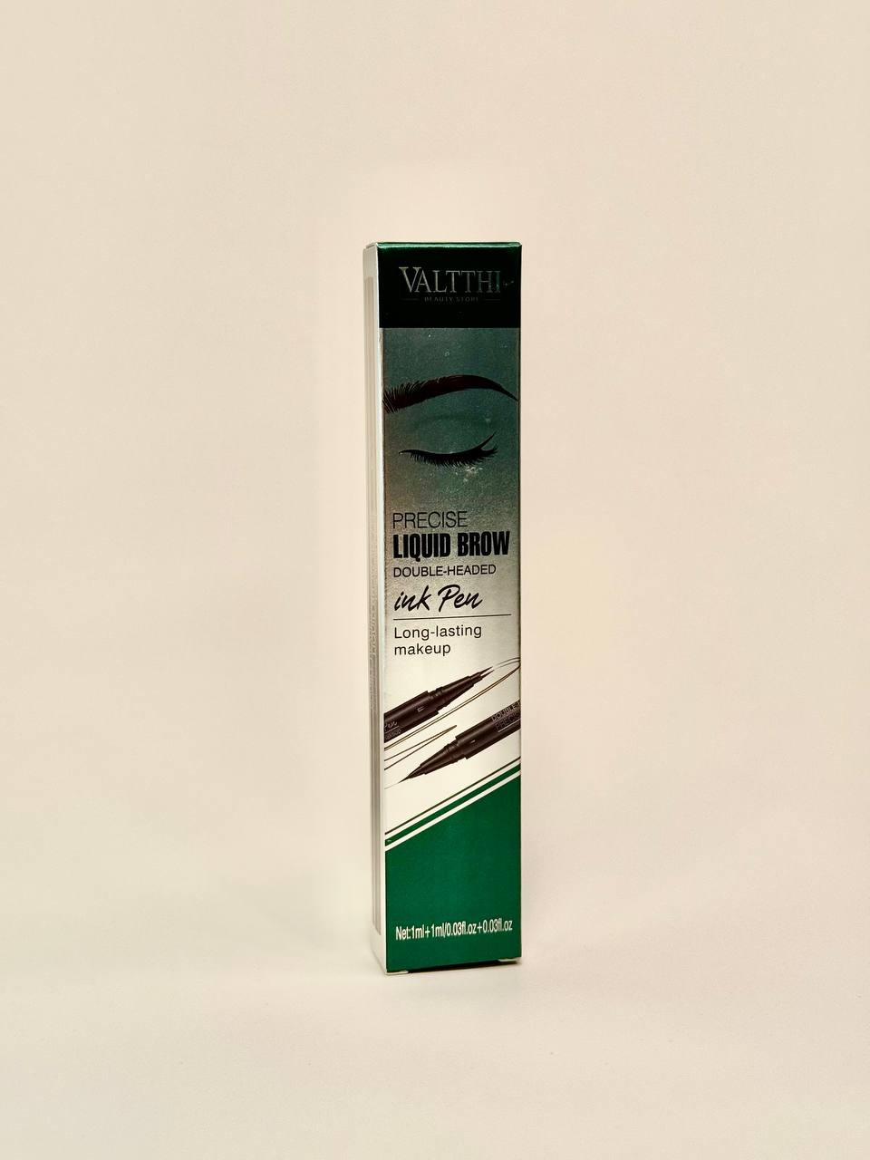 Precise Liquid Brow Ink Pen - Double-Headed Design for Precision & Long-Lasting Makeup