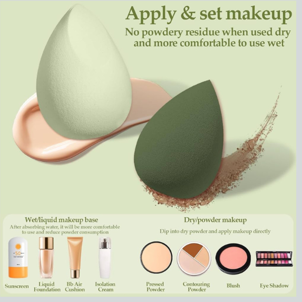 Set de esponjas para maquillaje