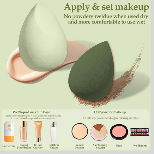 Set de esponjas para maquillaje