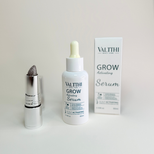Serum capilar más bálsamo labial en barra