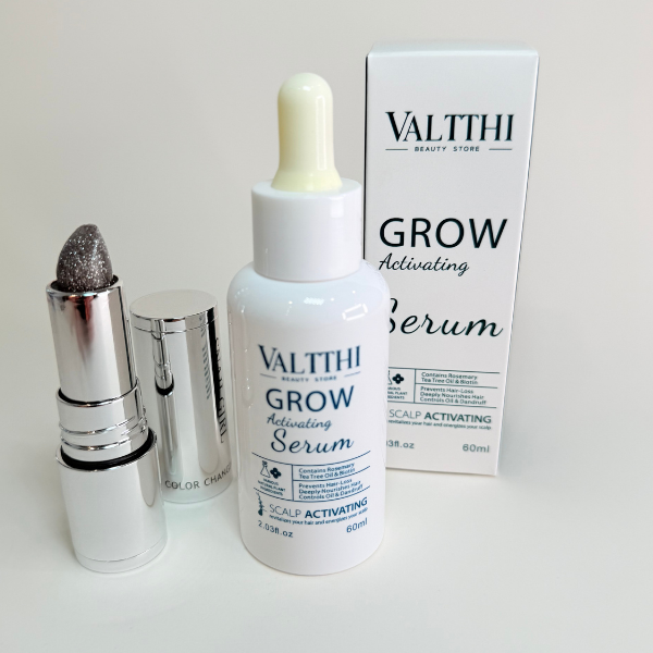 Serum capilar más bálsamo labial en barra