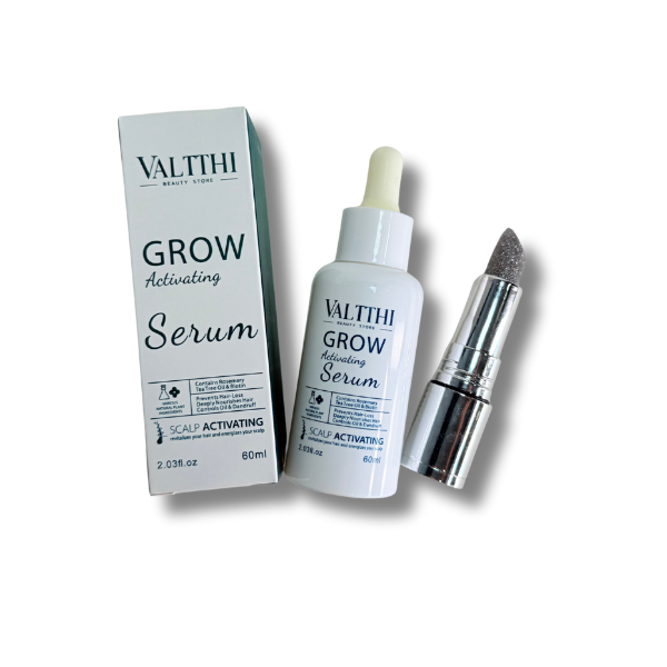 Serum capilar más bálsamo labial en barra