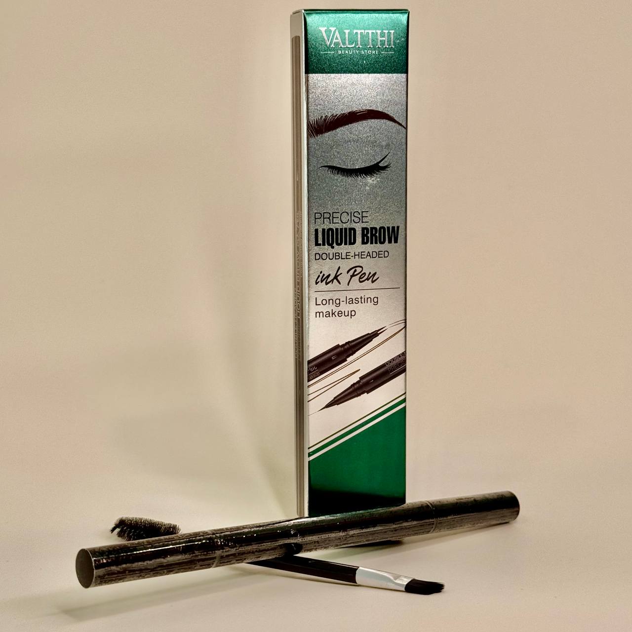 Precise Liquid Brow Ink Pen - Double-Headed Design for Precision & Long-Lasting Makeup