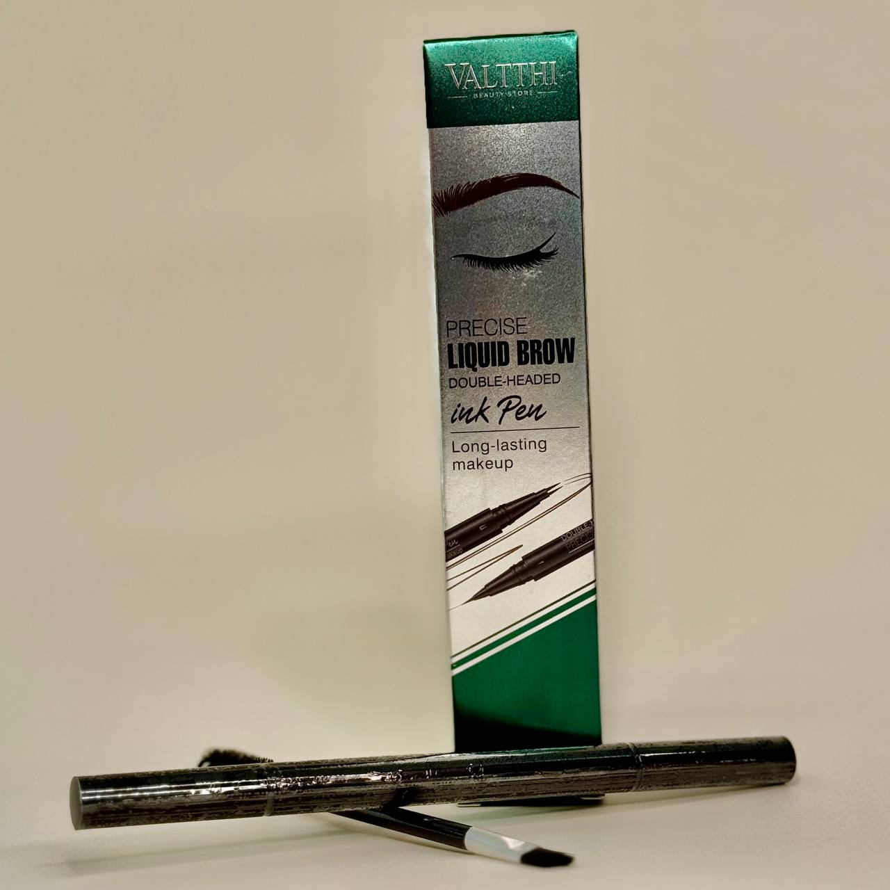 Precise Liquid Brow Ink Pen - Double-Headed Design for Precision & Long-Lasting Makeup