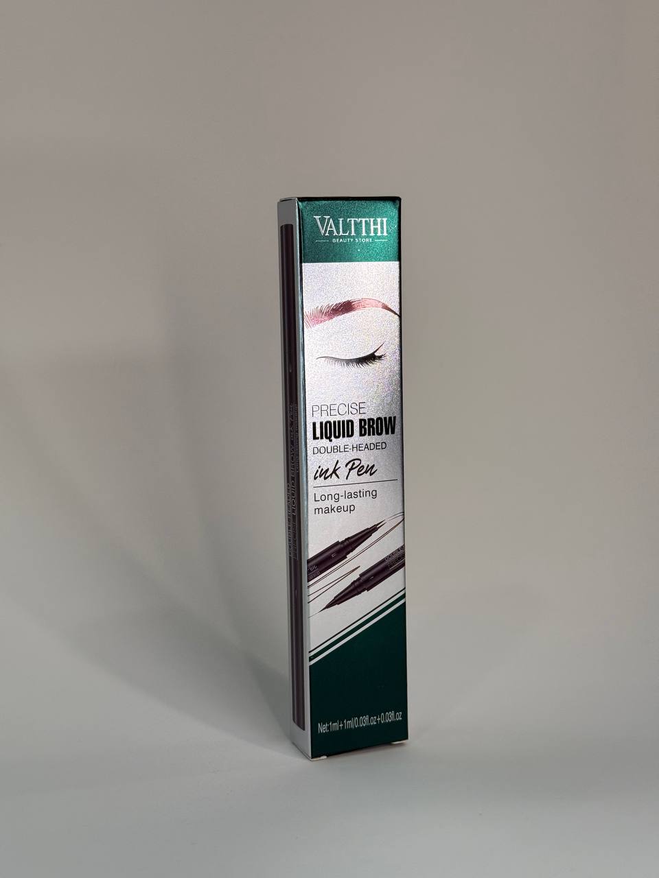 Precise Liquid Brow Ink Pen - Double-Headed Design for Precision & Long-Lasting Makeup